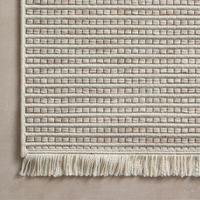 Malibu (Amber Lewis × Loloi) MAB-04 Indoor/Outdoor Rug [Ivory/Dove]