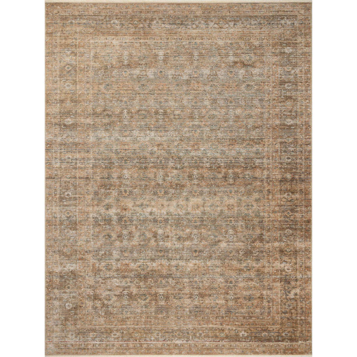 Molly (Amber Lewis × Loloi) MOL-06 Rug [Gold/Blue]