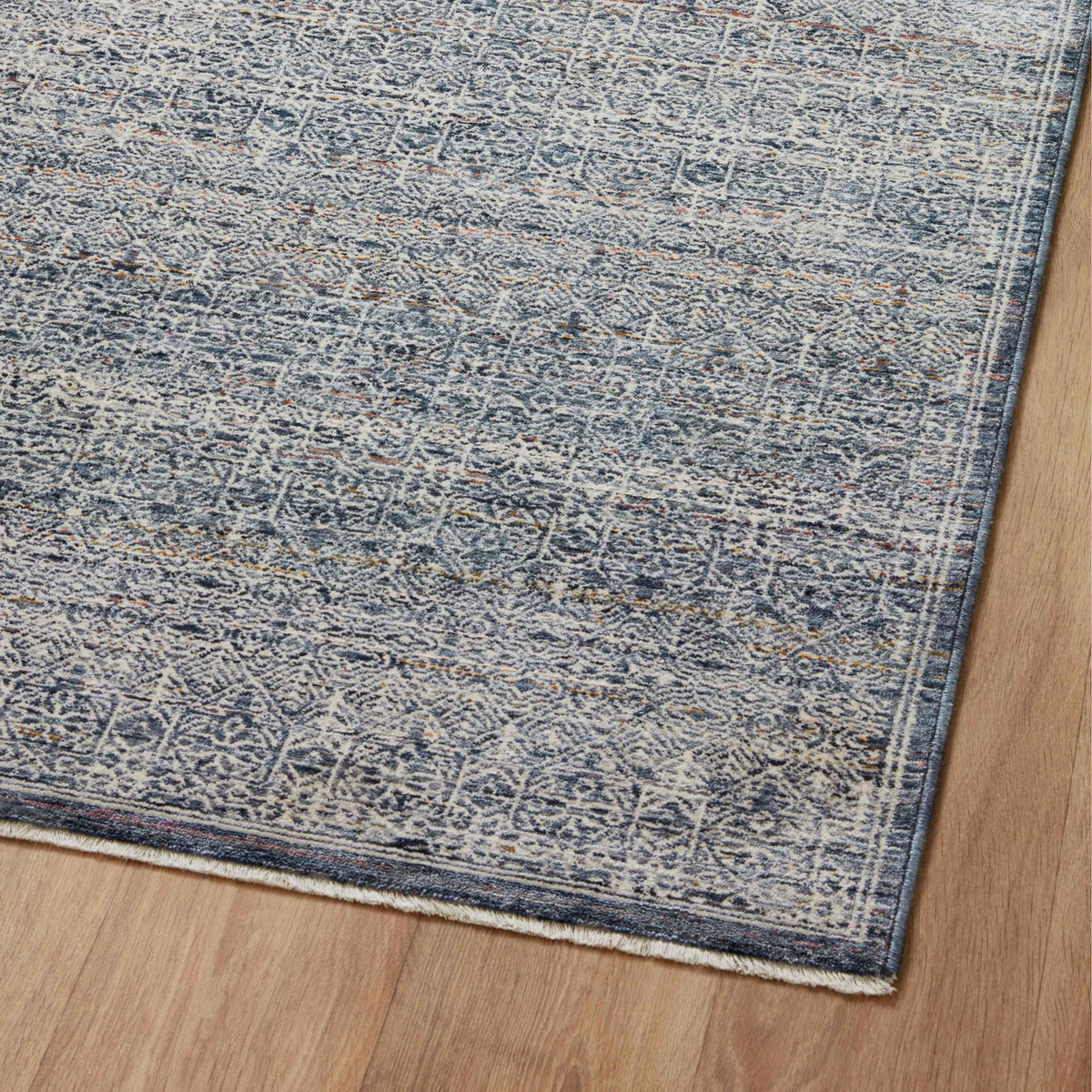 Zuma (Amber Lewis × Loloi) ZUM-01 Rug [Denim/Ivory]