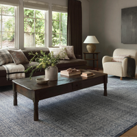 Zuma (Amber Lewis × Loloi) ZUM-01 Rug [Denim/Ivory]