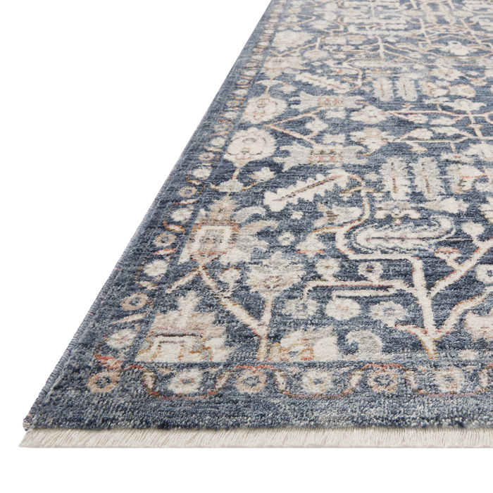 Zuma (Amber Lewis × Loloi) ZUM-02 Rug [Blue/Ivory]