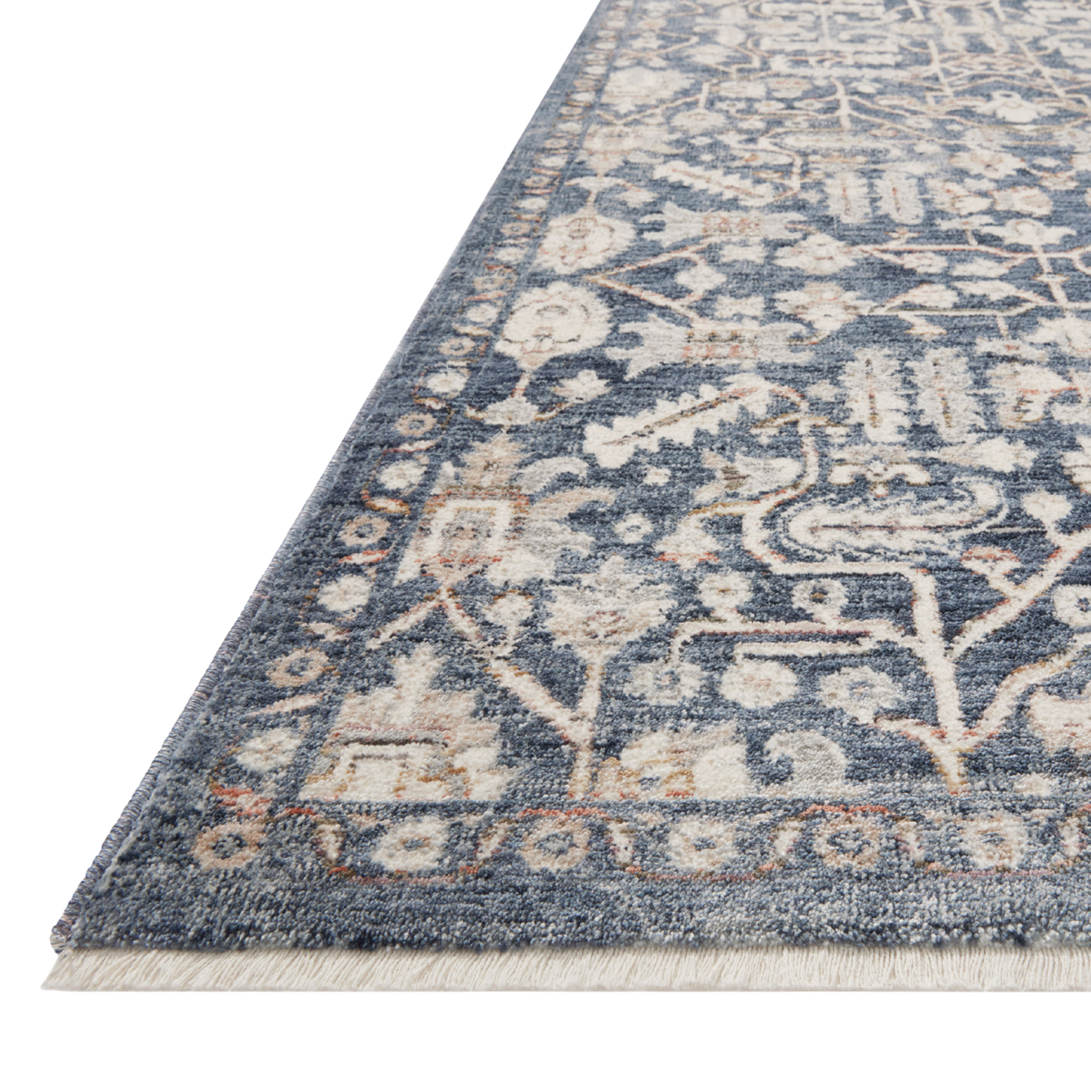 Zuma (Amber Lewis × Loloi) ZUM-02 Rug [Blue/Ivory]