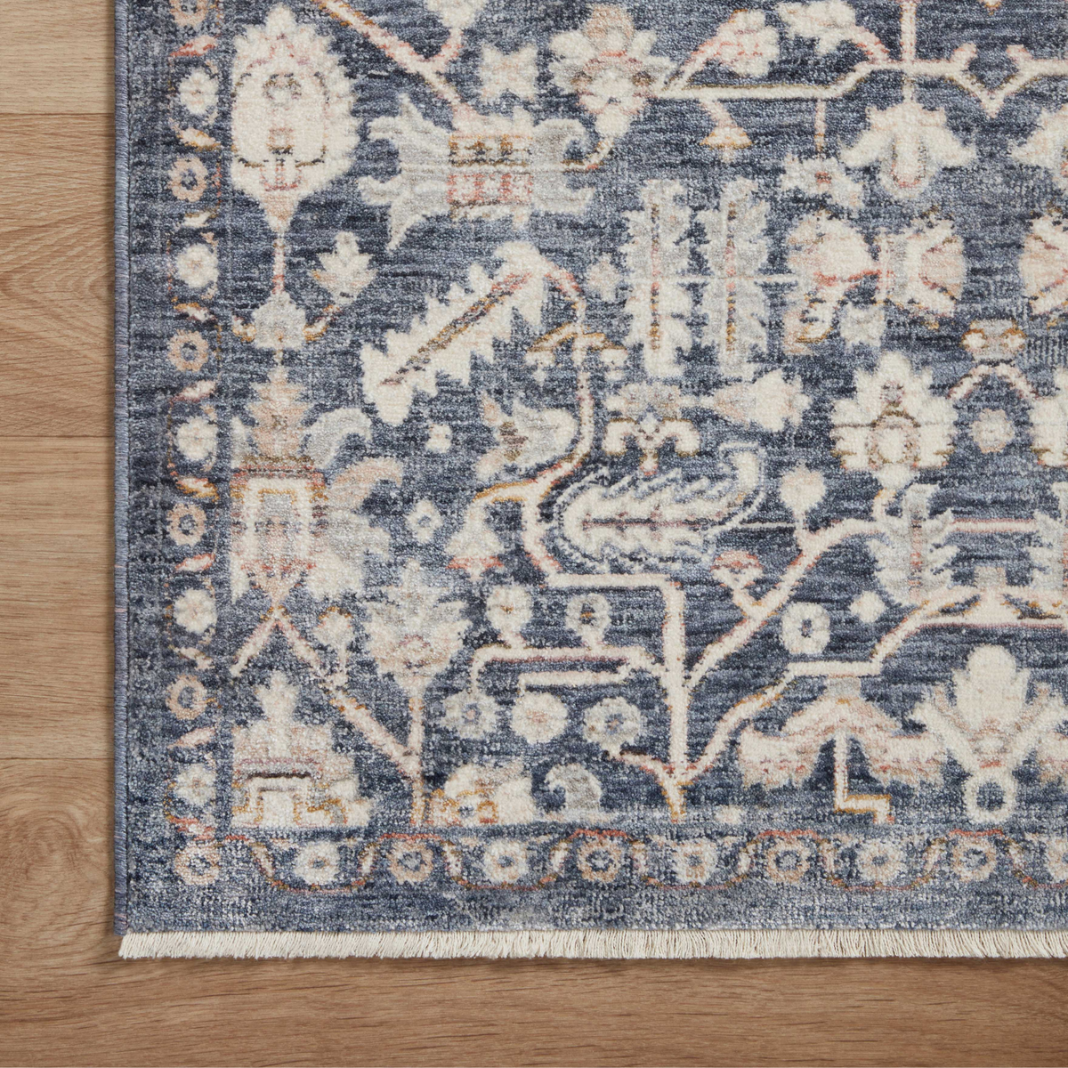 Zuma (Amber Lewis × Loloi) ZUM-02 Rug [Blue/Ivory]