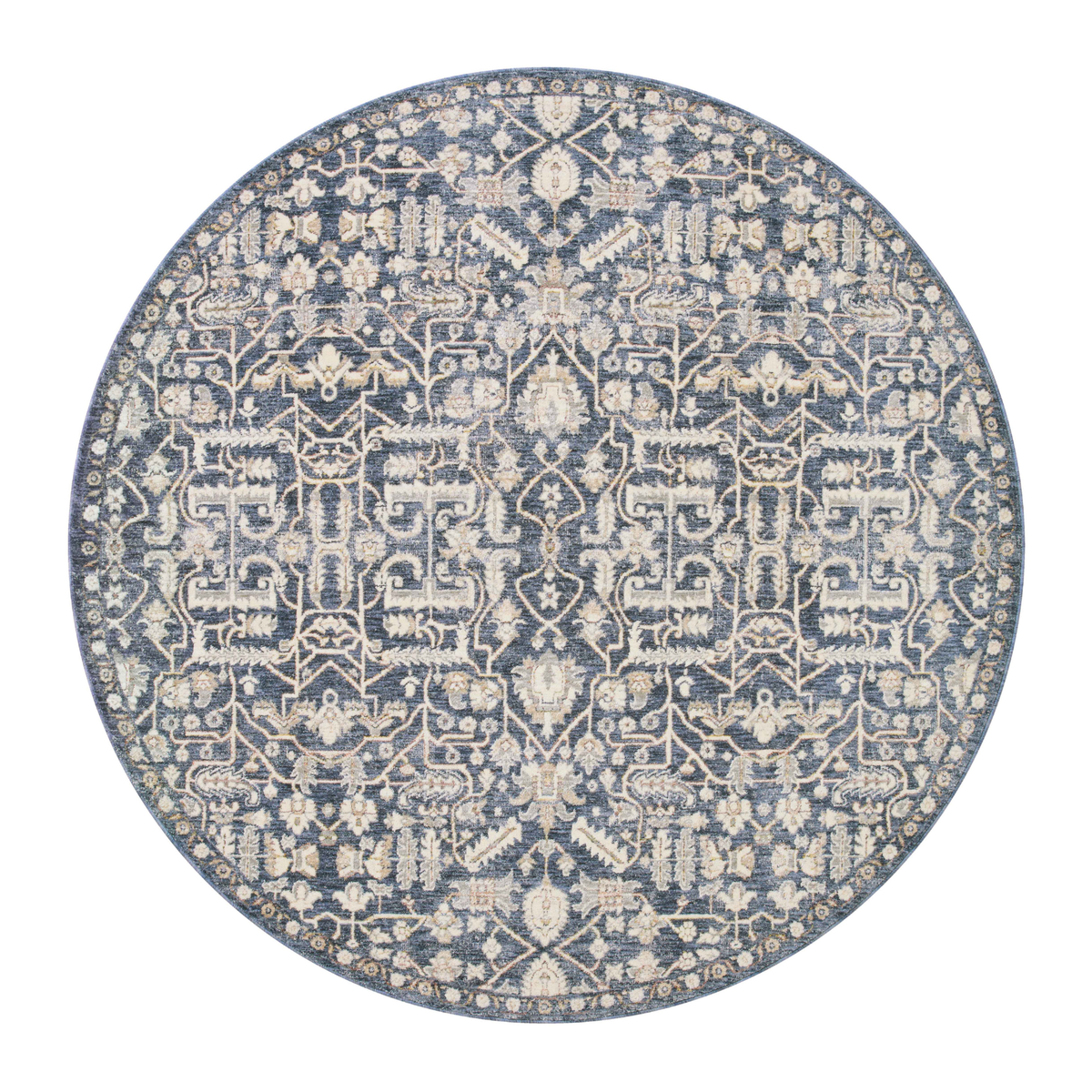 Zuma (Amber Lewis × Loloi) ZUM-02 Rug [Blue/Ivory]