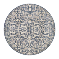 Zuma (Amber Lewis × Loloi) ZUM-02 Rug [Blue/Ivory]