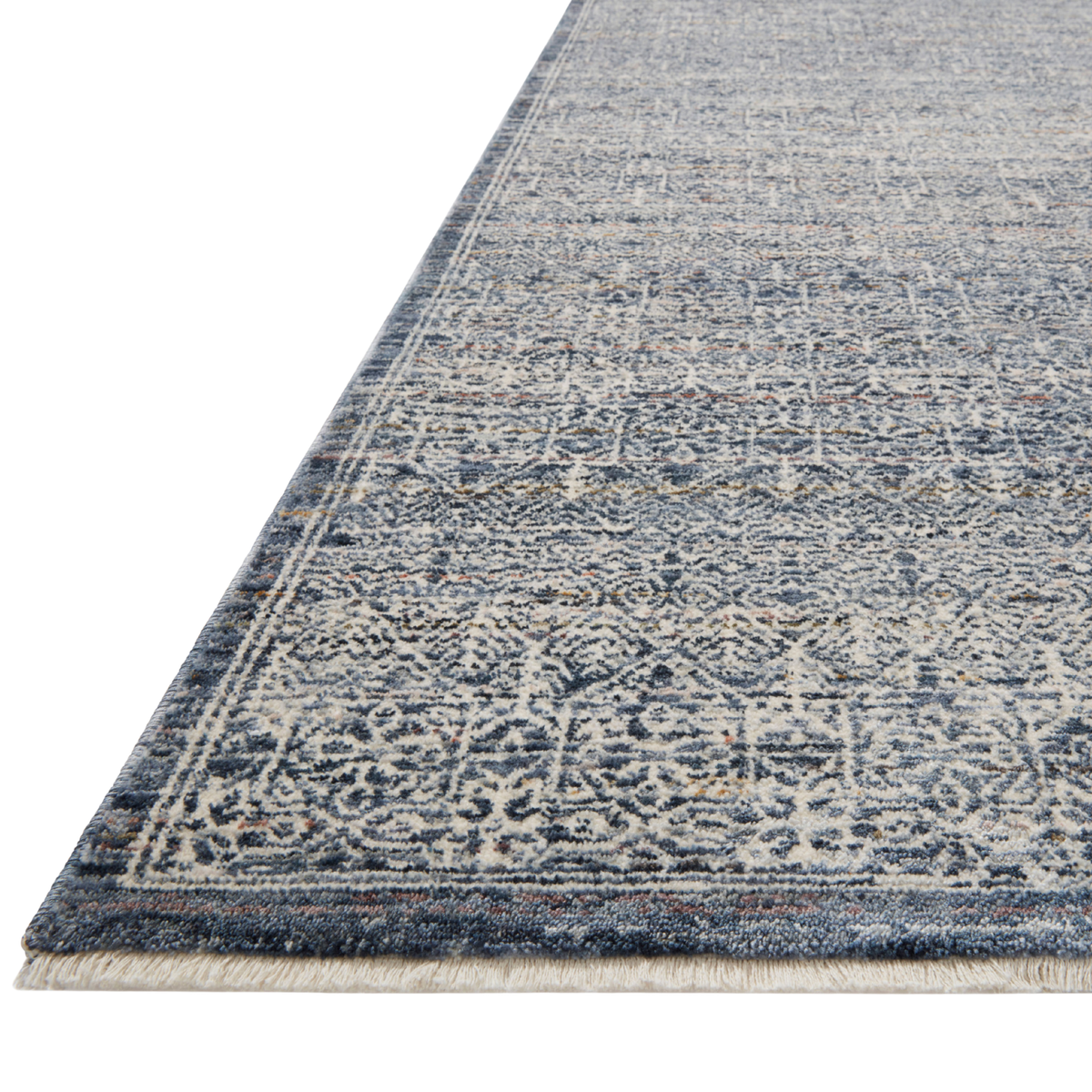 Zuma (Amber Lewis × Loloi) ZUM-01 Rug [Denim/Ivory]