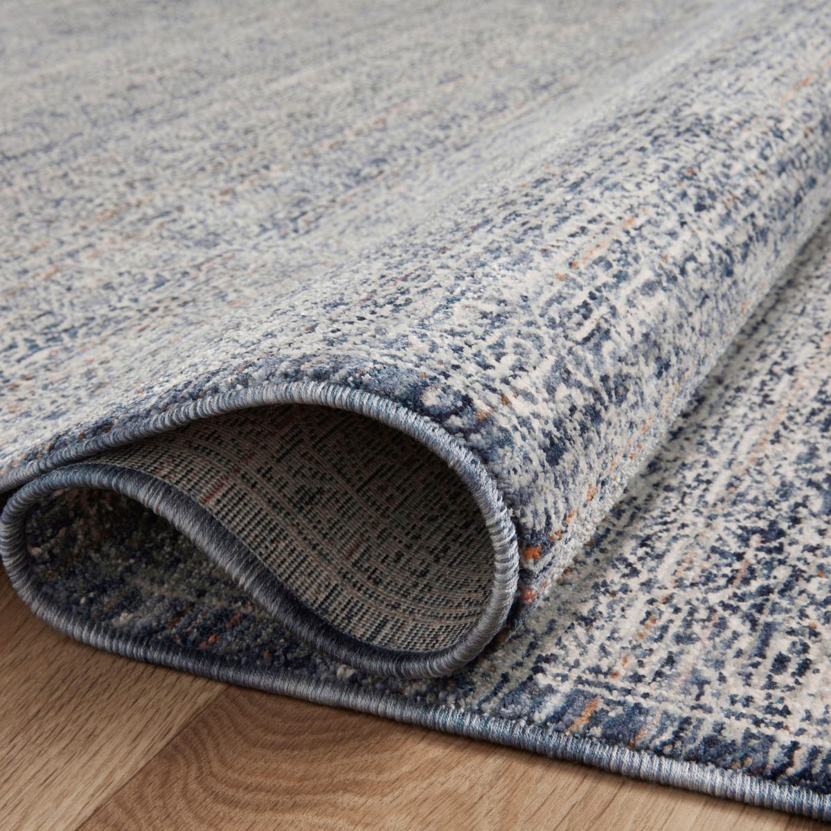 Zuma (Amber Lewis × Loloi) ZUM-01 Rug [Denim/Ivory]