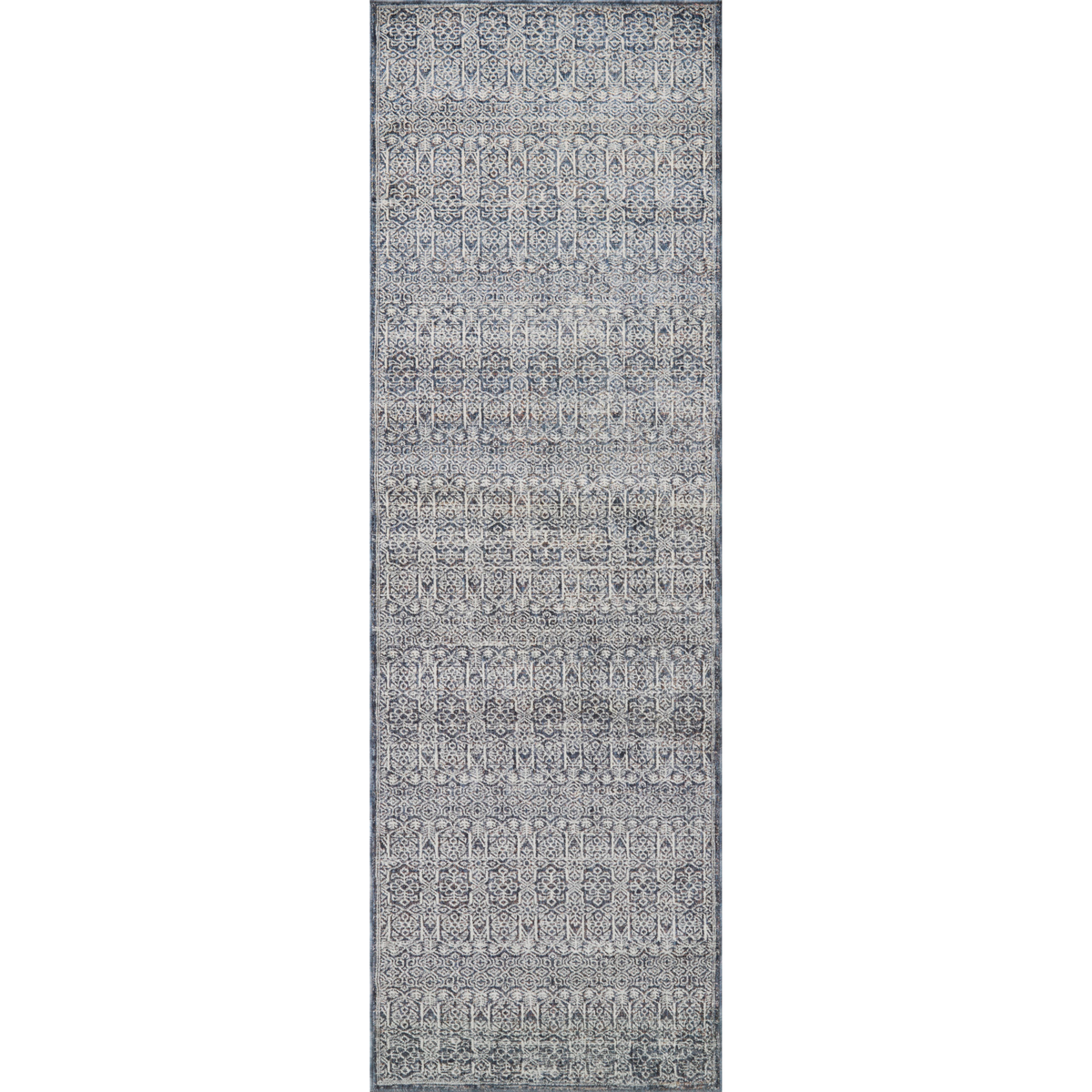 Zuma (Amber Lewis × Loloi) ZUM-01 Rug [Denim/Ivory]