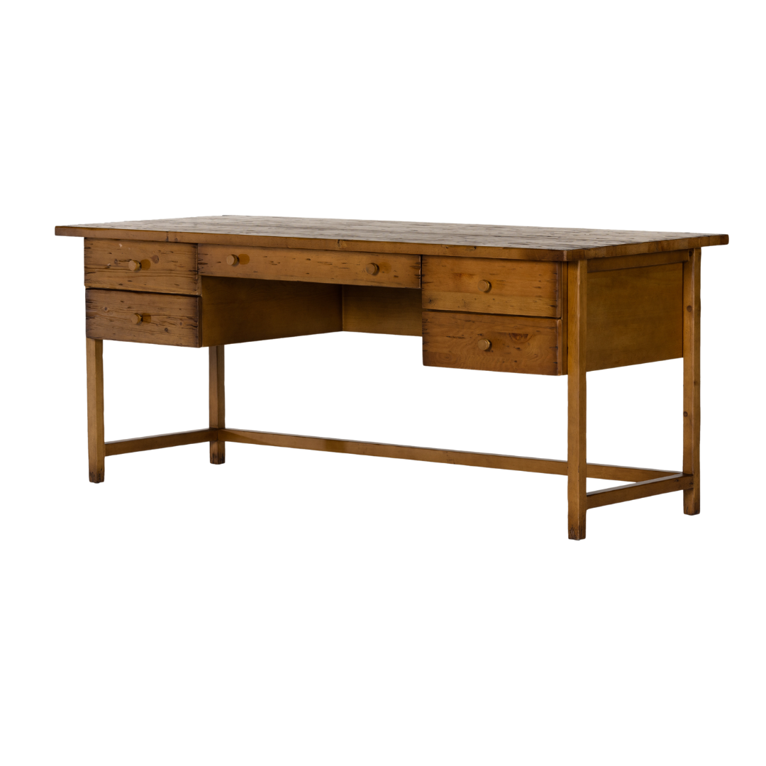 Ryleigh Desk Waxed Pine