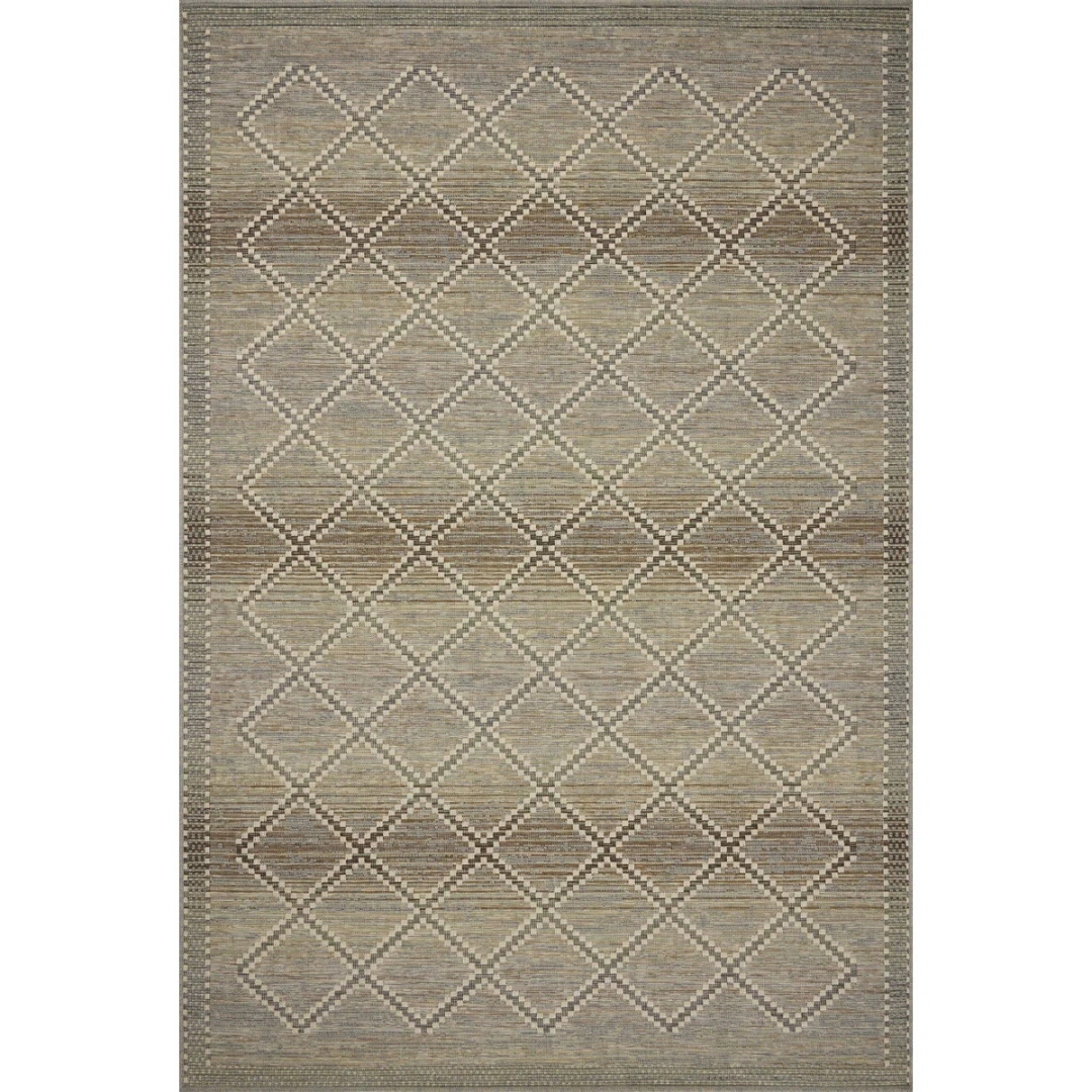 Saylor SAY-04 Indoor/Outdoor Rug [Stone/Ivory]