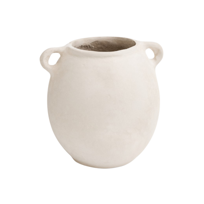 Paper Mache Vase /w Handles