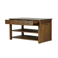 Delfine Kitchen Island /w Pull Out Table