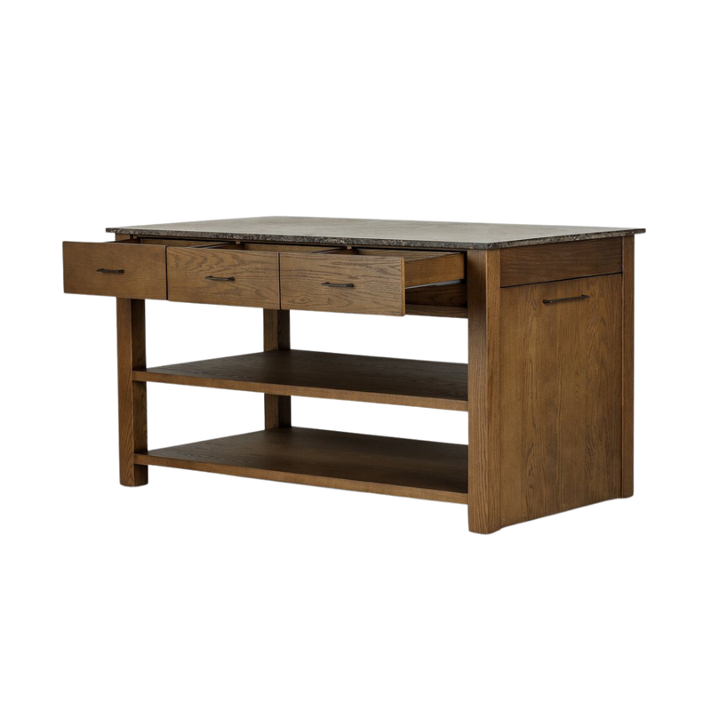 Delfine Kitchen Island /w Pull Out Table