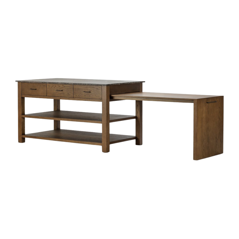 Delfine Kitchen Island /w Pull Out Table