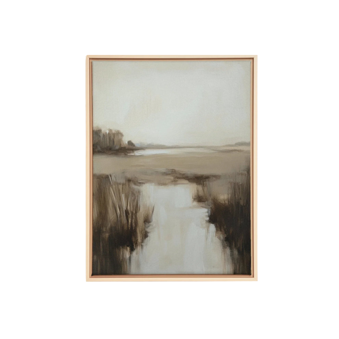 Misty Horizon [Artwork on Stretched Canvas]