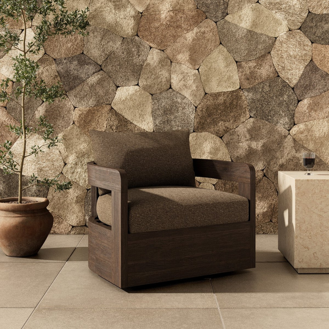 Jaxson Outdoor Swivel Chair