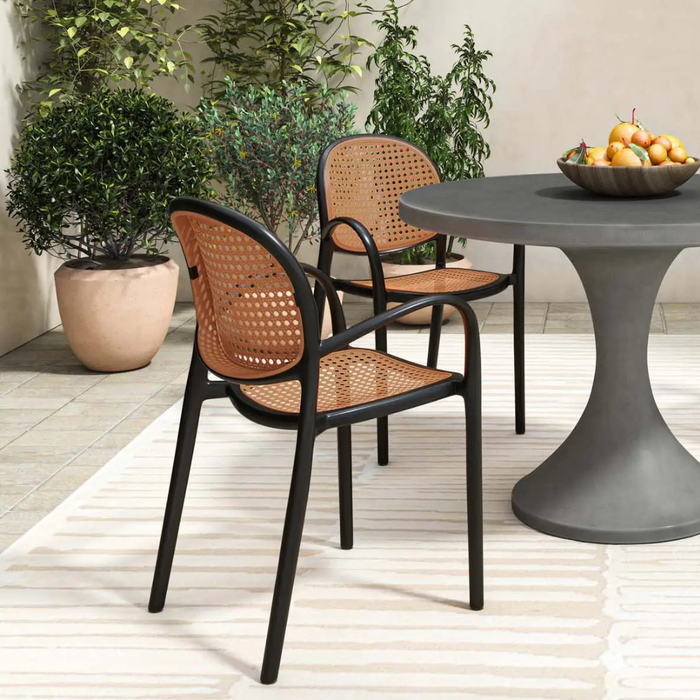 Simona Outdoor Dining Chair [Set of 2]