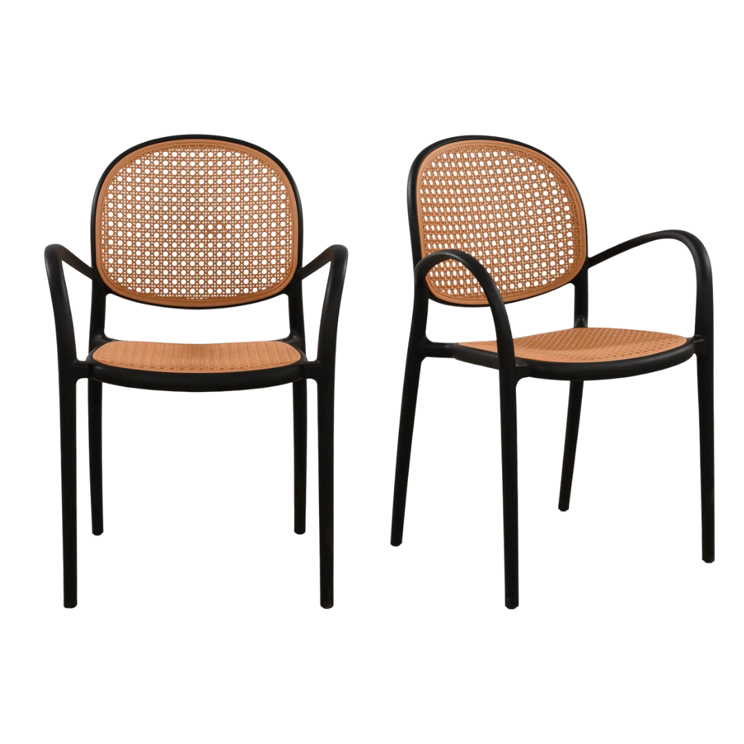 Simona Outdoor Dining Chair [Set of 2]