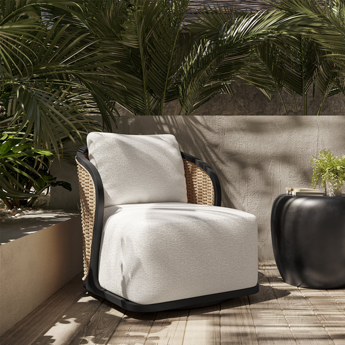 Boaz Outdoor Swivel Lounge Chair