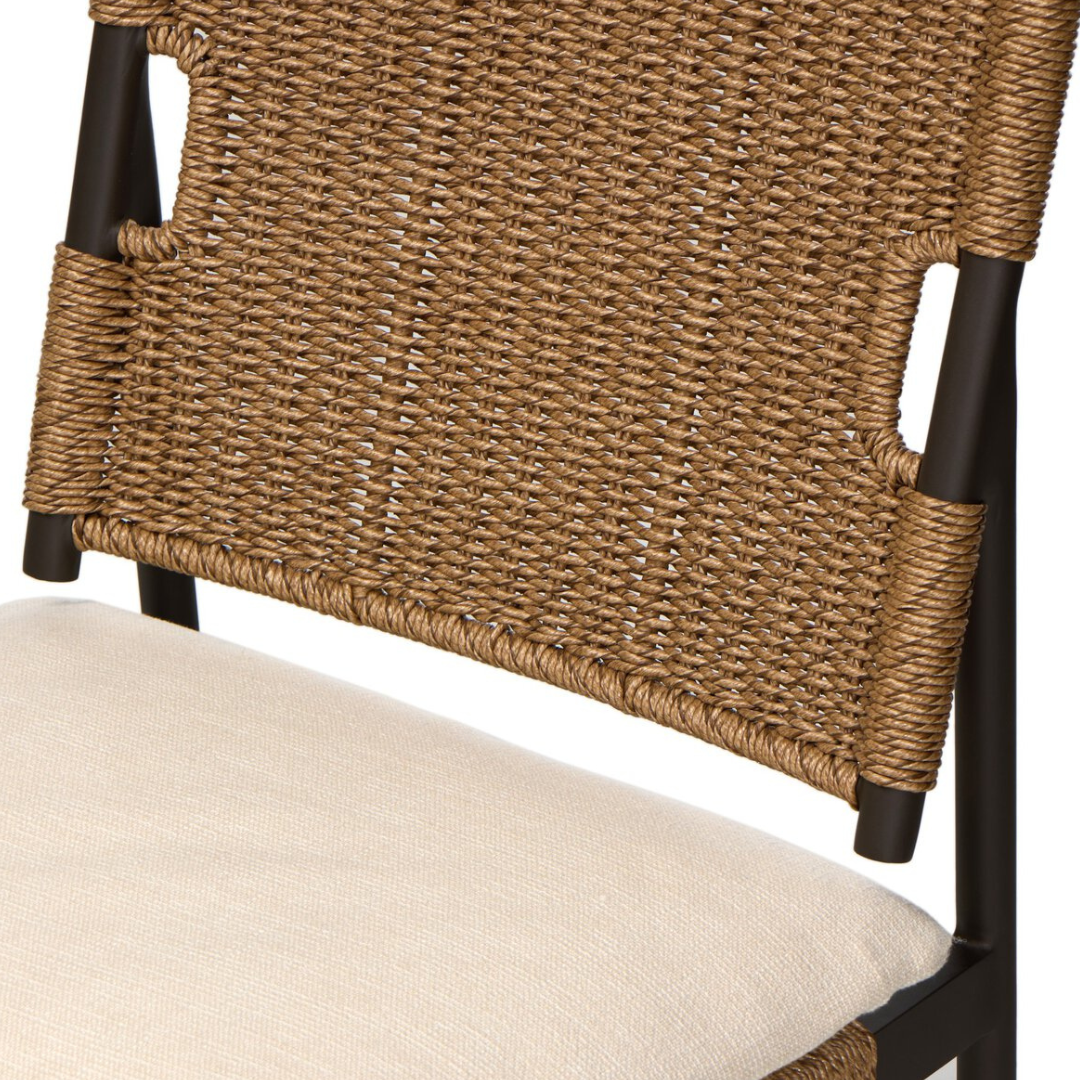Myka Outdoor Woven Dining Chair