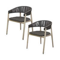 Darcie Outdoor Dining Armchair [Set of 2]