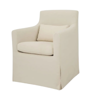 Lively Outdoor Slipcover Dining Armchair