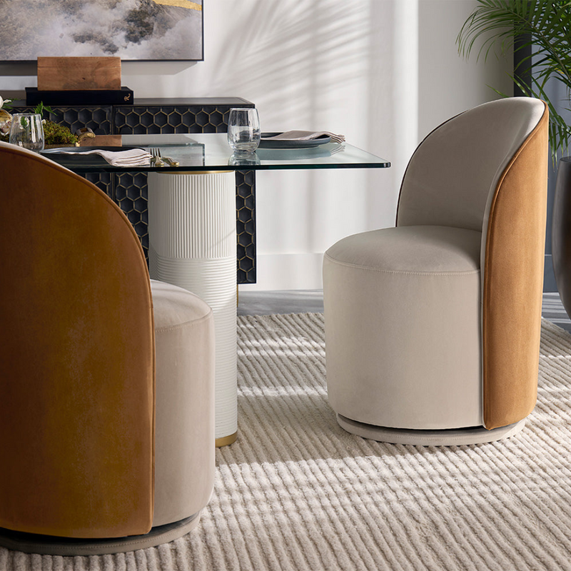 Carnation Swivel Dining Chair