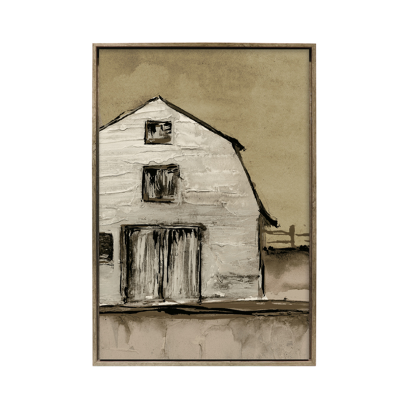 Barn I Framed Artwork [26" x 38"]