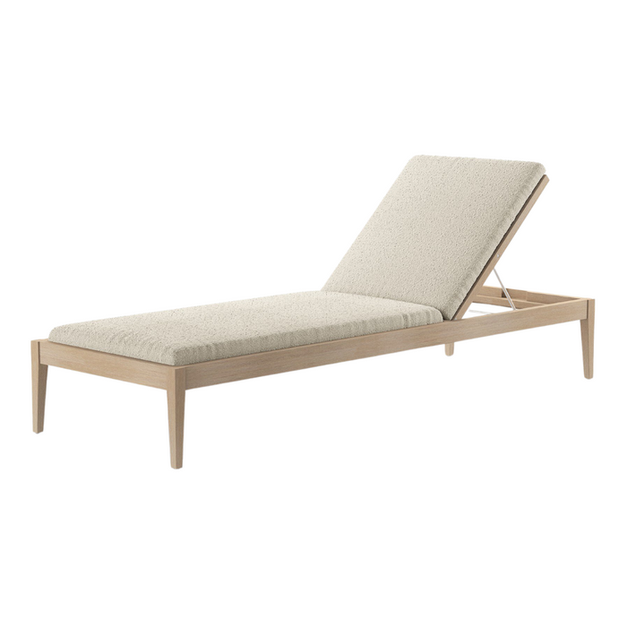 Shay Outdoor Chaise - Washed Brown