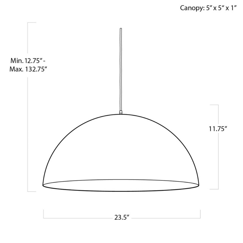 Sigmund Pendant Large - White