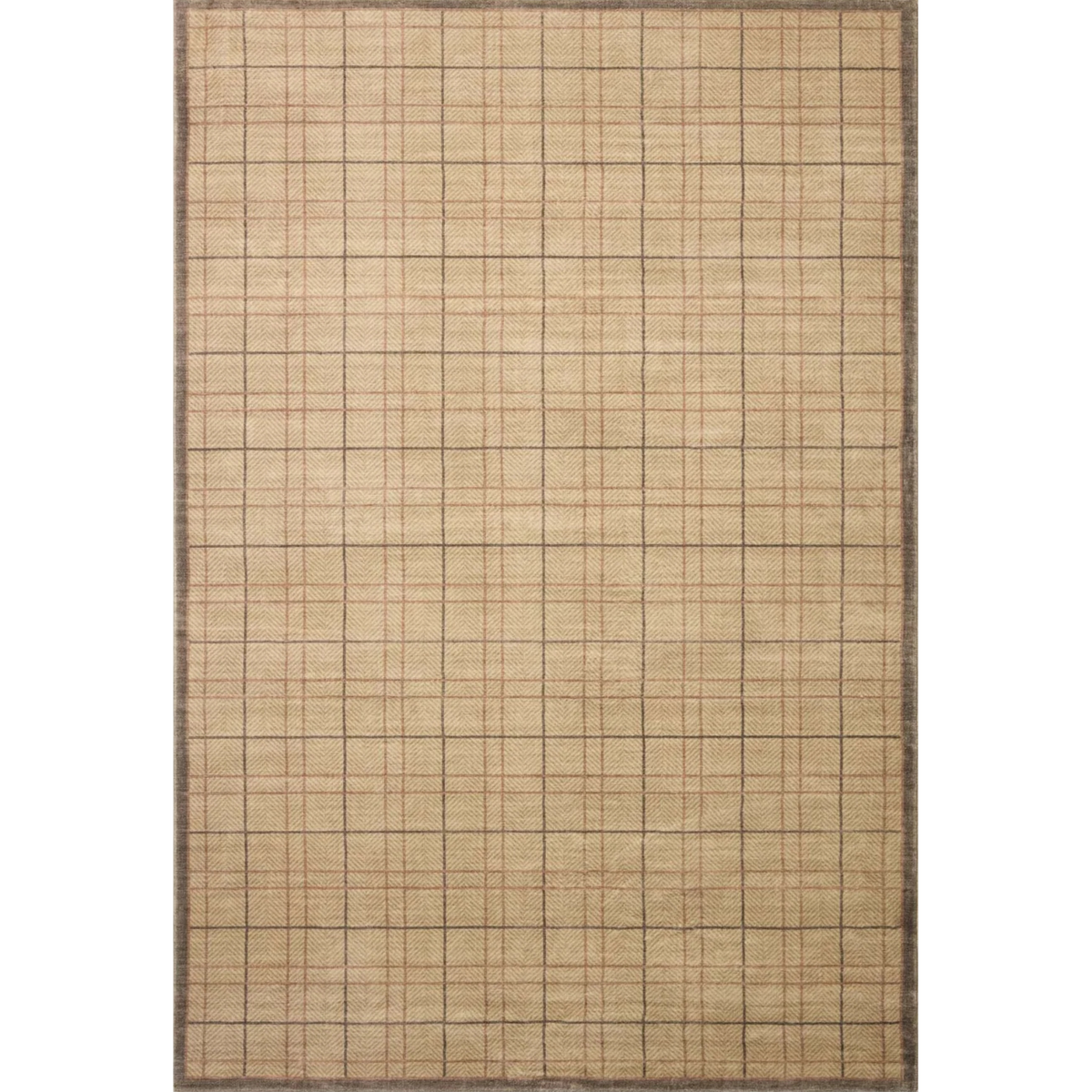 Bobby (Chris Loves Julia × Loloi) BOB-03 Rug [Sand/Bark]