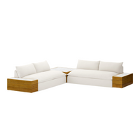 Grady Outdoor 2-PC Sectional /w Coffee and End Tables