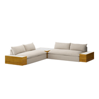 Grady Outdoor 2-PC Sectional /w Coffee and End Tables