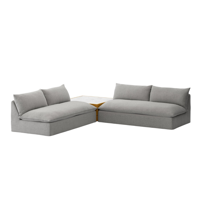 Grady Outdoor 2-PC Sectional /w Coffee Table