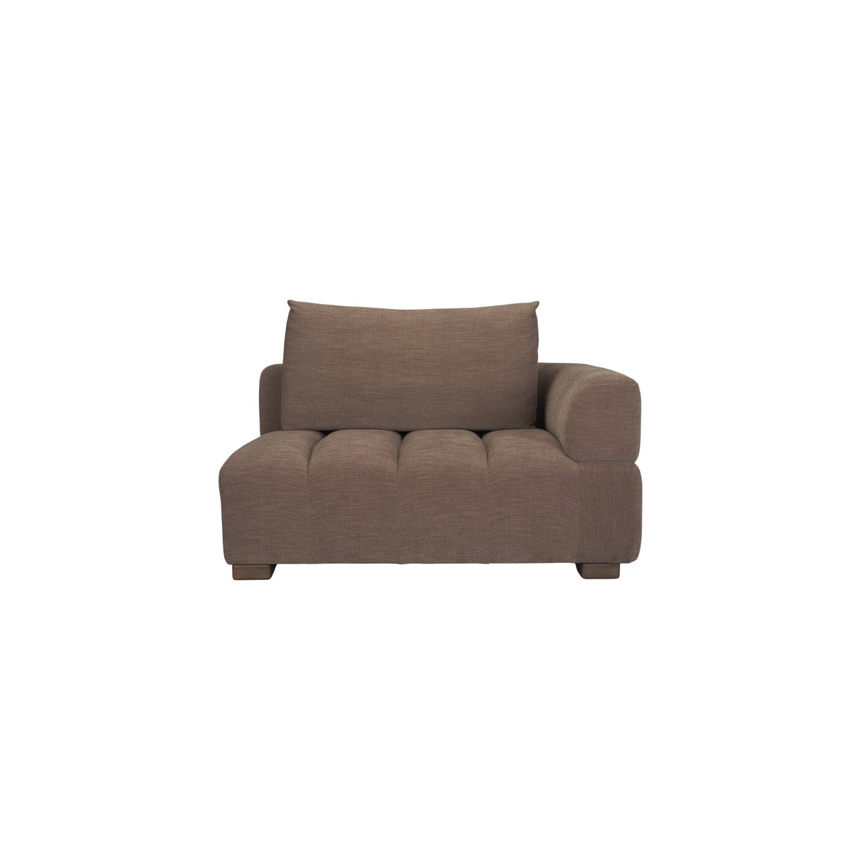 Warner Channel Small 3-PC Sectional [Brown]