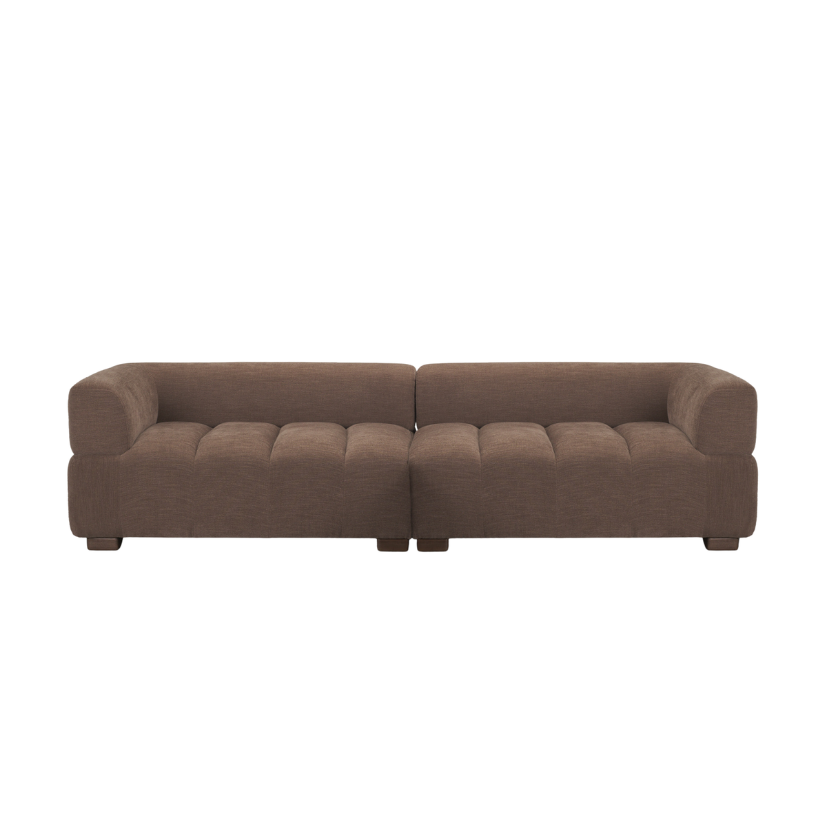 Warner Channel 2-Piece Sofa Set [Brown]