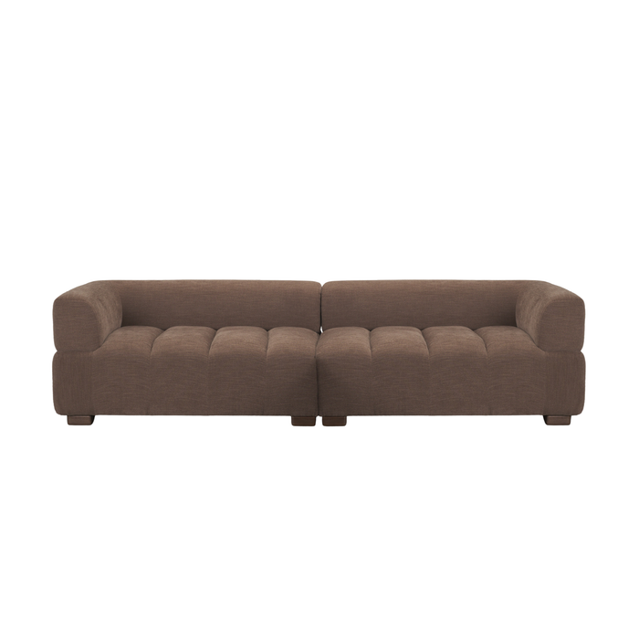 Warner Channel 2-Piece Sofa Set [Brown]