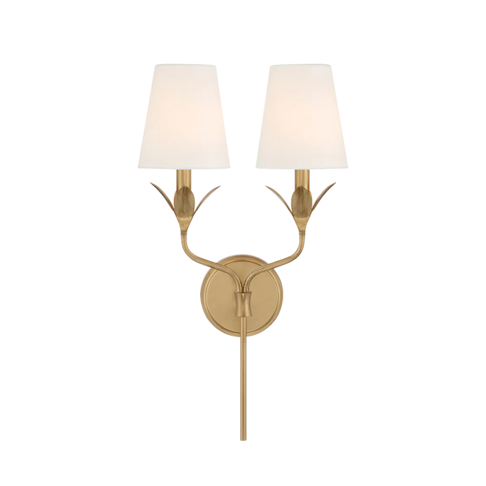 Broche 2 Light Sconce