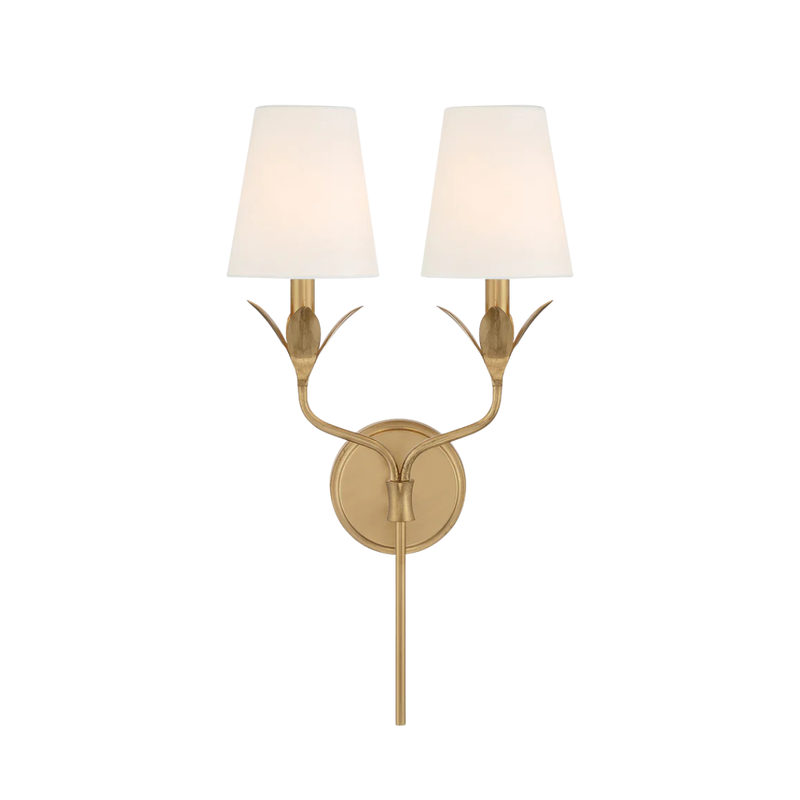 Broche 2 Light Sconce