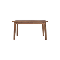 Gia Small Extension Dining Table [55 to 71" - Warm Pecan]