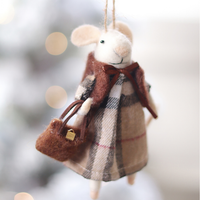 Mouse Ornament [Tartan Tessa]