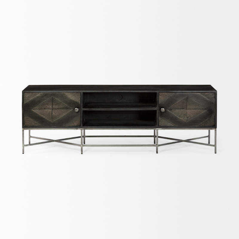 Hobbart Media Console with Storage