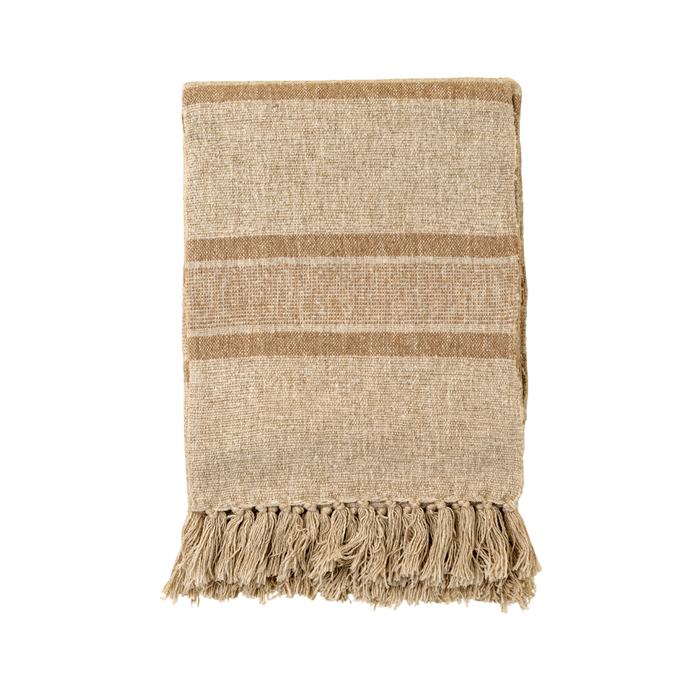 Tulum Striped Throw - Clay