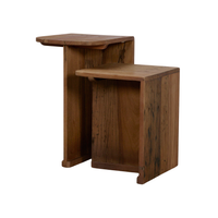 Lucan Reclaimed Wood Nesting End Table Set