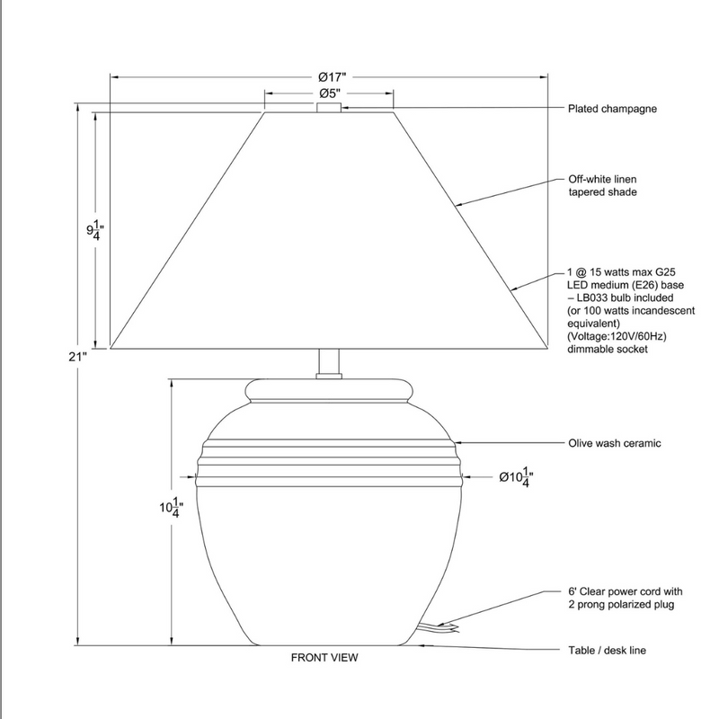 Lisa Table Lamp