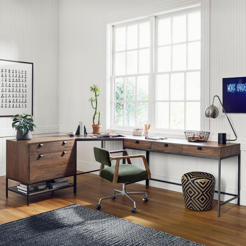 Tucker Desk System + Filing Cabinet