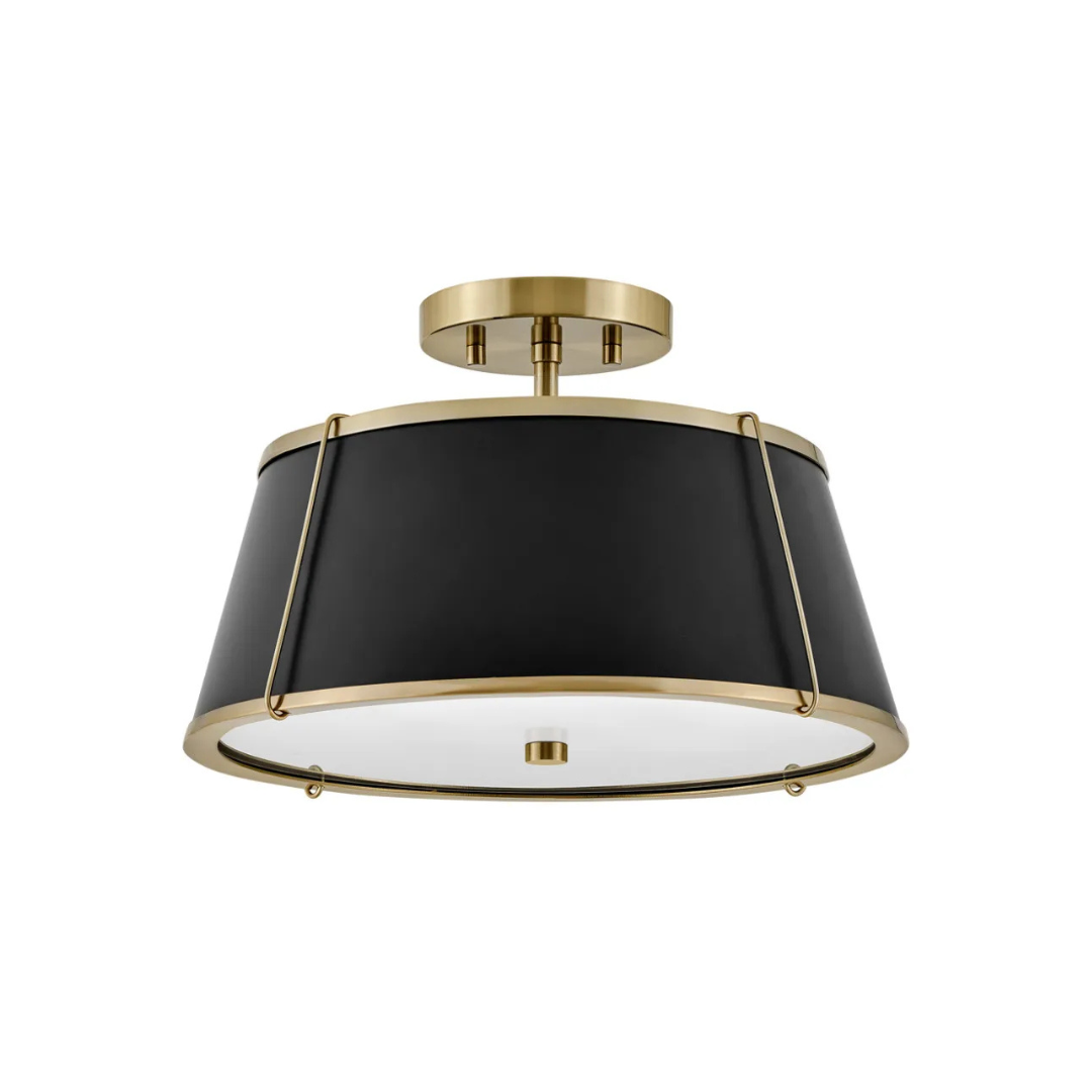 Clarke 15" Semi-Flush Mount