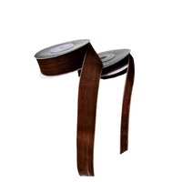 Brown Velvet Holiday Ribbon