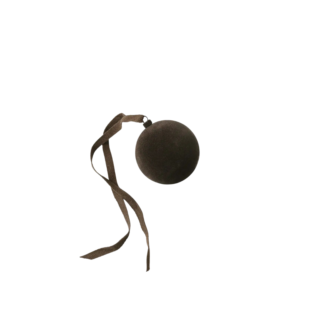 Chocolate Velvet Ornament