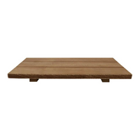 Natural Rectangular Wood Tray